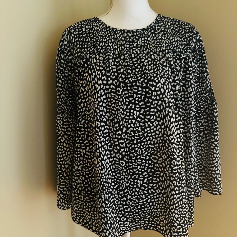 EUC Michael Kors Animal Print Shirt